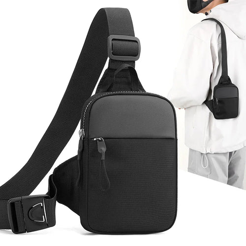 Men's Waterproof Sling Chest Bag – Crossbody Shoulder Pack