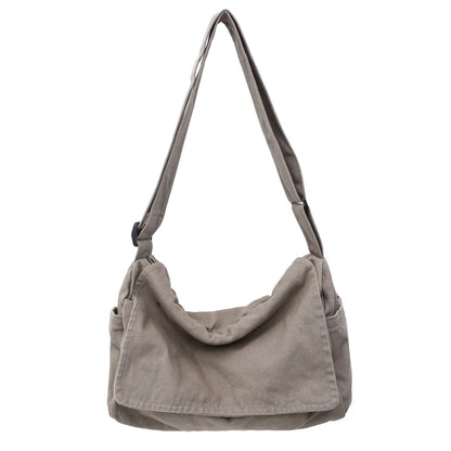 Large Capacity Flap Crossbody Bag with Adjustable Strap