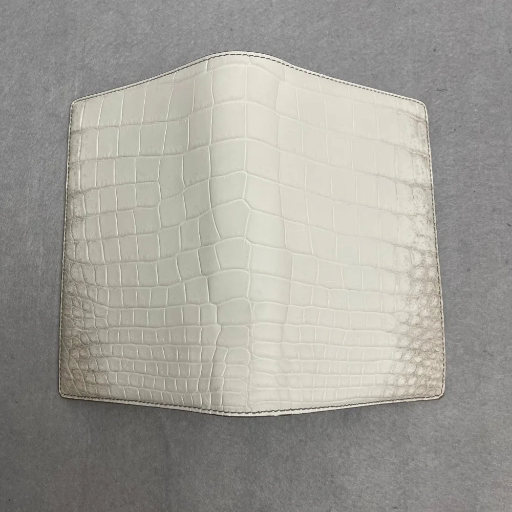 Genuine Crocodile Leather Planner Notebook & Card Holder