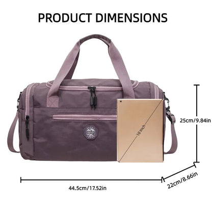 Large Capacity Gym Duffel Bag with Multiple Compartments & Adjustable Strap