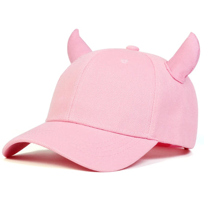 Bull Horn Baseball Cap – Unisex Novelty Hat