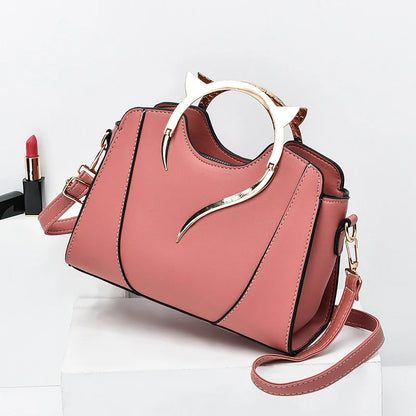 Cat Ear Handle Women's Crossbody Handbag