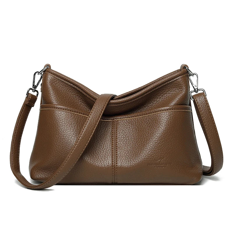 Women's Soft Leather Crossbody Shoulder Bag