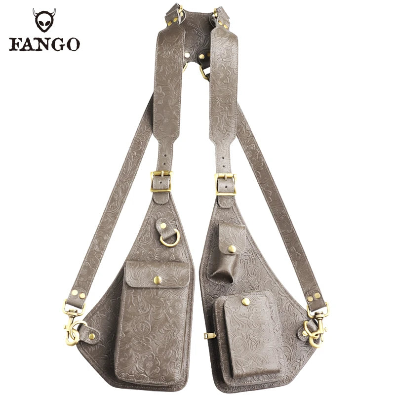 Genuine Leather Underarm Holster Bag – Men's Anti-Theft Shoulder Pack