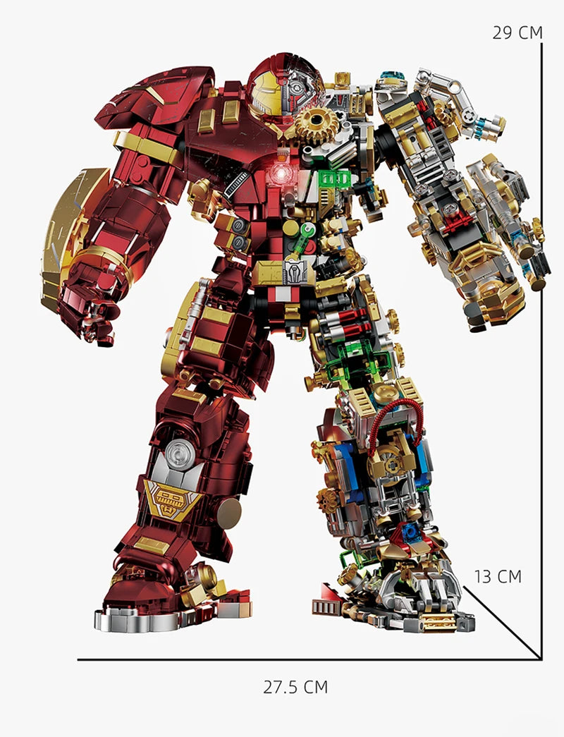 Hulkbuster Mech Building Blocks Set – 2700+ Pcs DIY Brick Toy