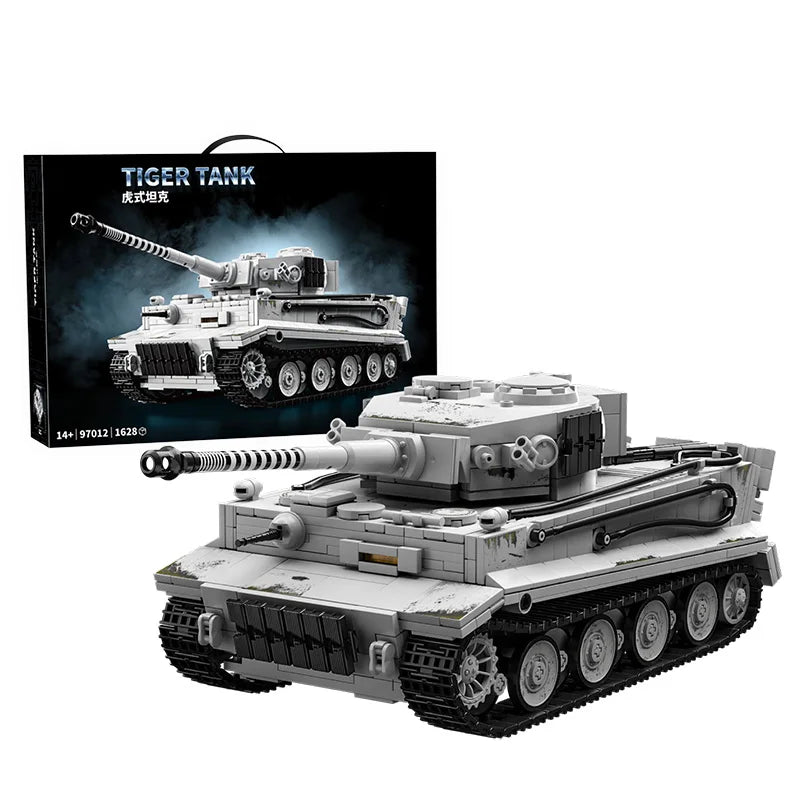 Tiger Tank MOC Building Blocks Set 1:28 Scale