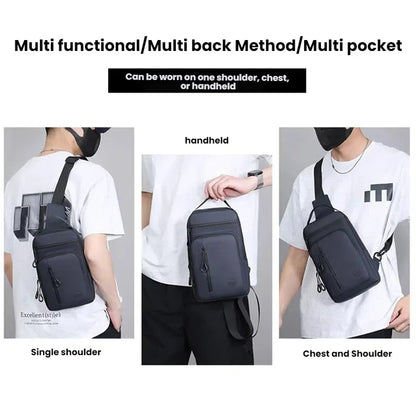 Sports Chest Sling Bag with Phone Pocket – Adjustable Crossbody