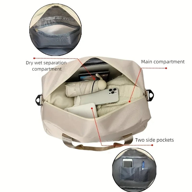 Large Capacity Travel Duffle Tote Bag – Gym & Weekend