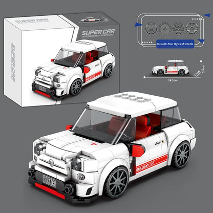Classic Racing Car Building Blocks Set – 325pcs Sport Brick Model