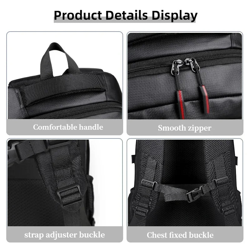 Men's Large Capacity Business Backpack – Multifunctional Travel Bag