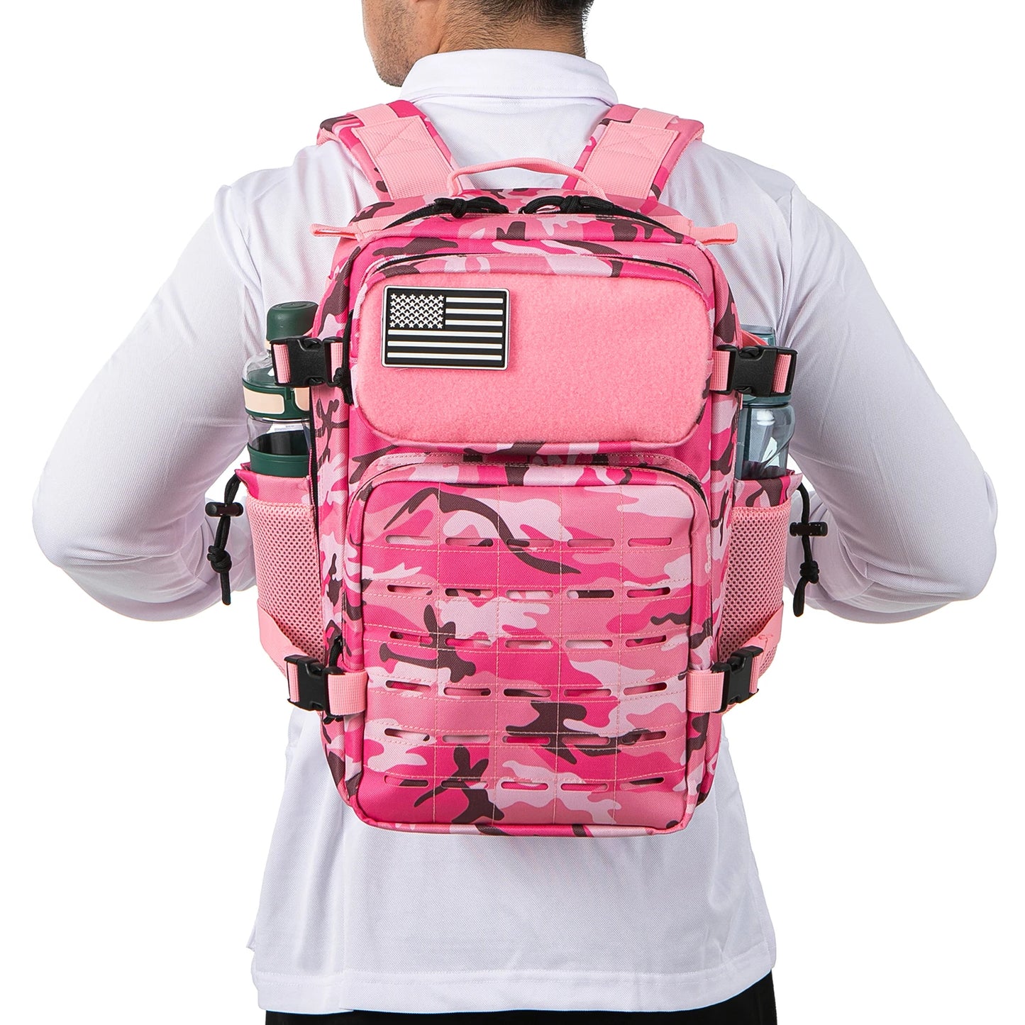 Tactical MOLLE Backpack 25L & 45L with Dual Cup Holders
