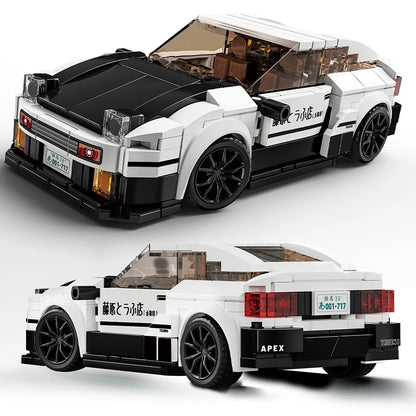 AE86 Sports Car Building Set – 328 Pcs Classic JDM Brick Model