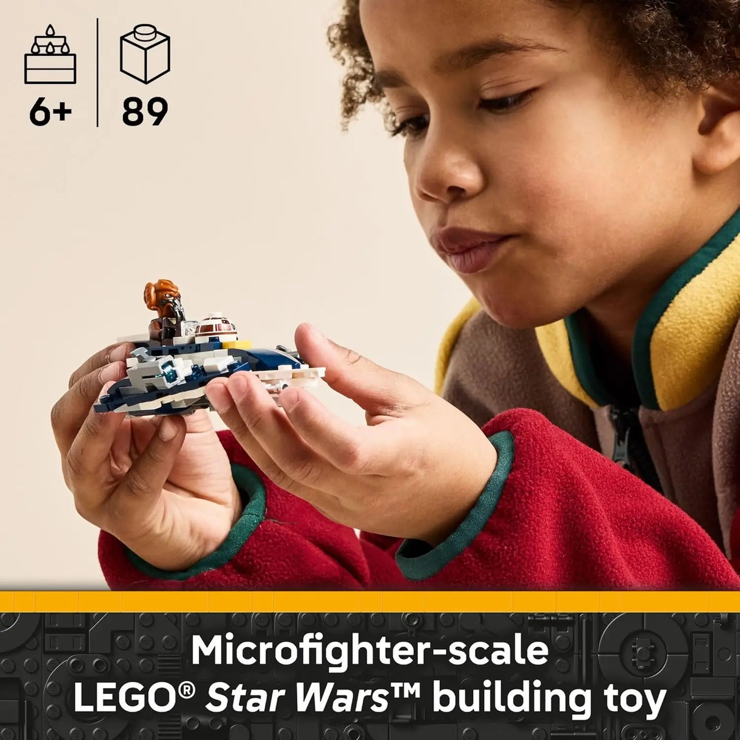 LEGO Star Wars 75400 Plo Koon's Jedi Starfighter Microfighter