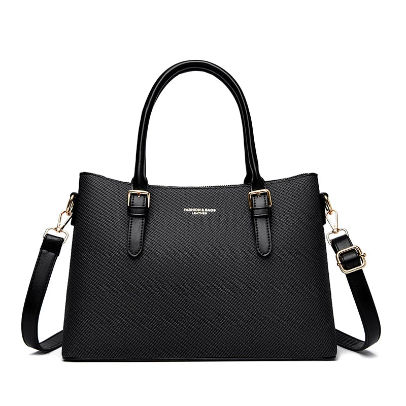 Women's PU Leather Handbag – Large Capacity Shoulder & Crossbody Bag