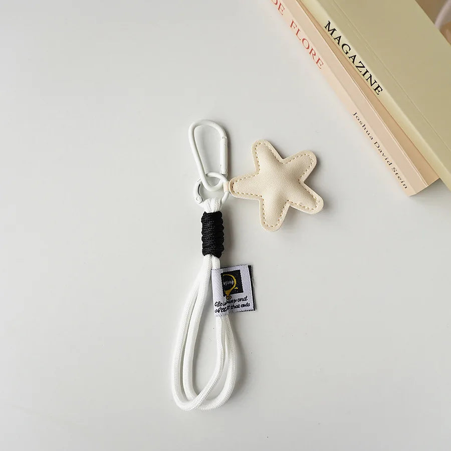 PU Leather Star Keychain Bag Charm & Bag Pendant