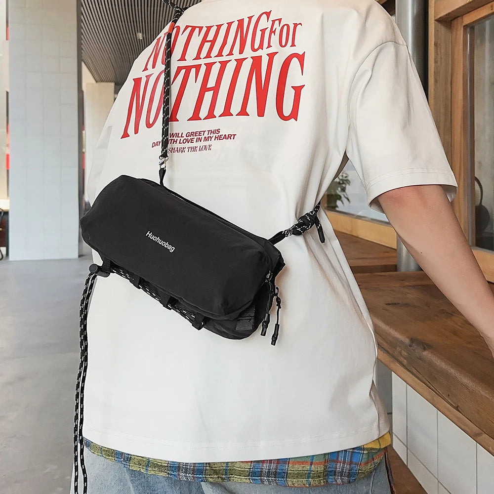 Sports Crossbody Bag – Outdoor Mini Shoulder Bag with Water Bottle Holder