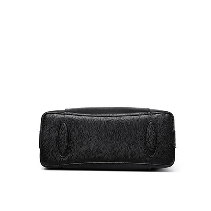Luxury Leather Women's Handbag – 3-Layer Shoulder & Crossbody Tote