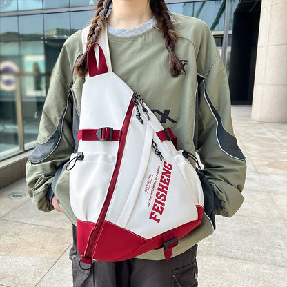 Crossbody Sling Bag Large Capacity Casual Streetwear Shoulder Bag