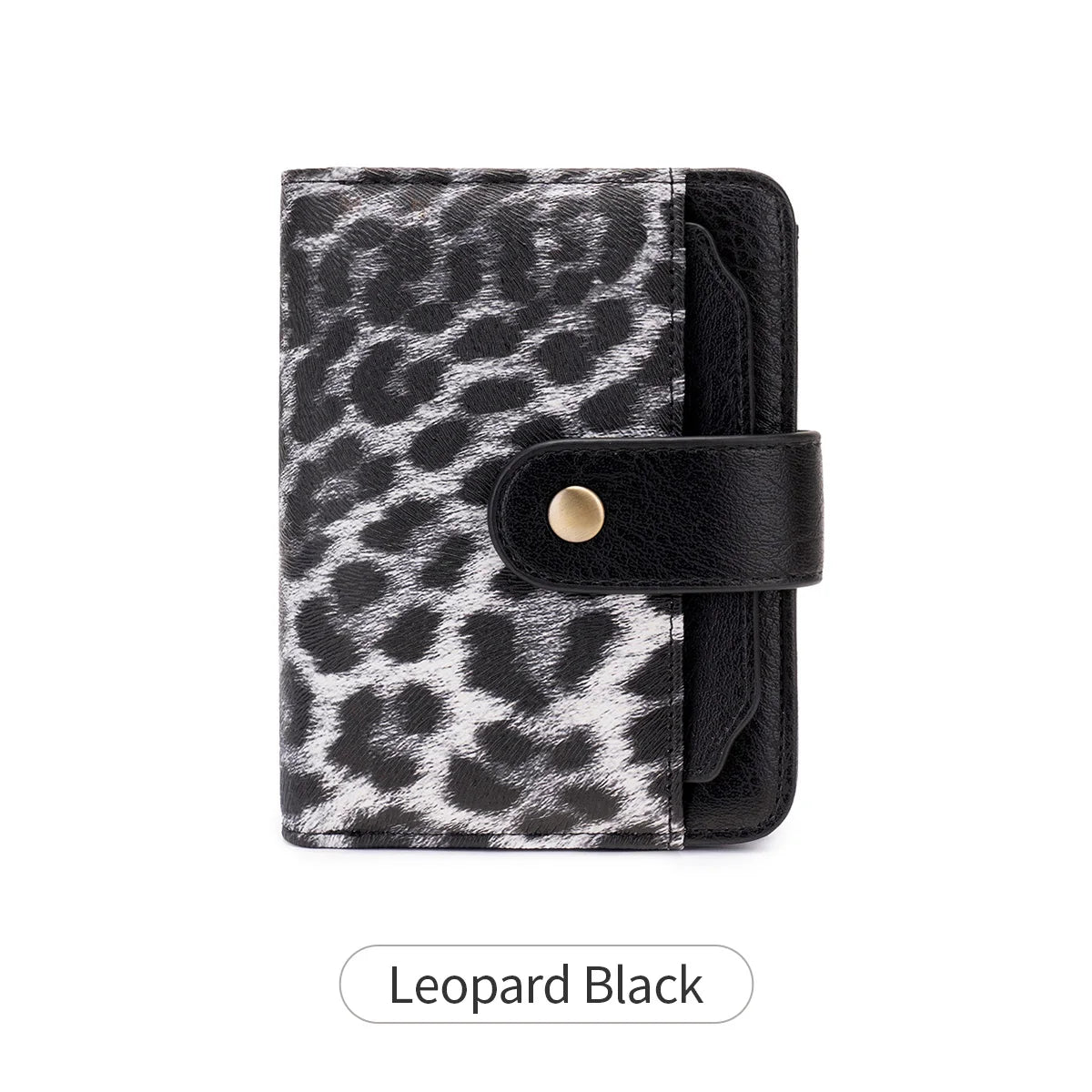 Leopard Print Women's Wallet – Multi-Card Slot Coin Purse