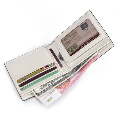 Python Skin Genuine Leather Bifold Wallet – Multi Card Slots