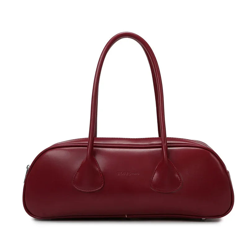 Luxury PU Leather Shoulder Bag for Women – Designer Crossbody Handbag