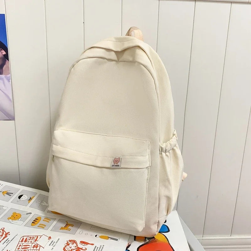 Waterproof Nylon Women's Backpack – Lightweight School & Travel Bag