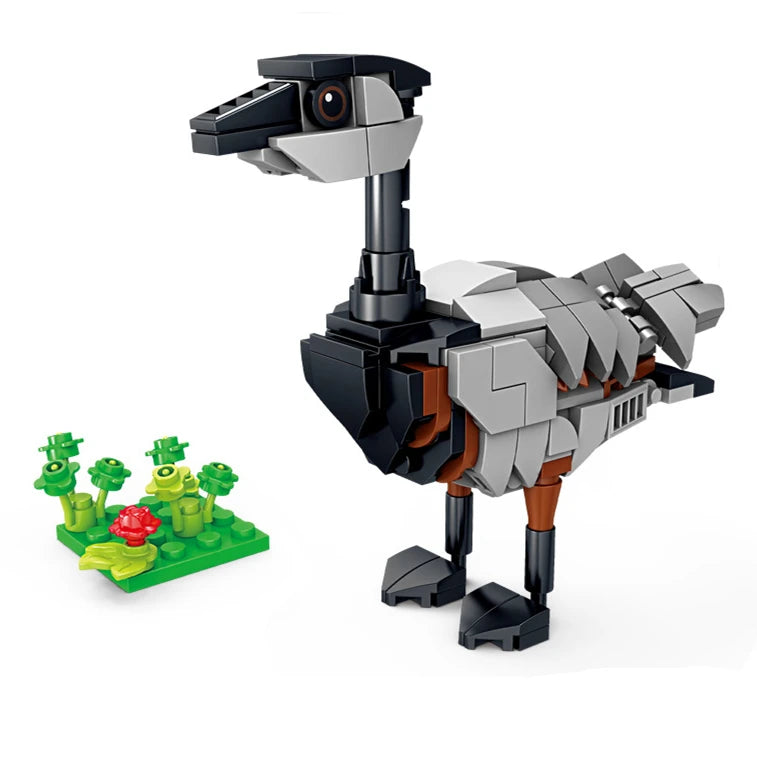 Wild Animal Building Blocks Kit – Fox, Wolf, Giraffe & More