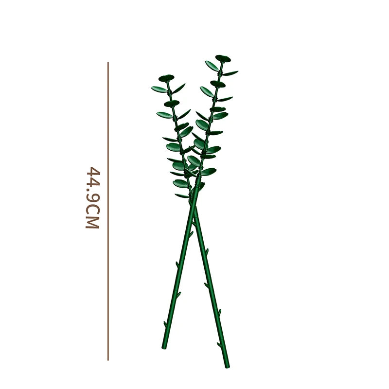 Flower & Plant Building Blocks Set – Eternal Bouquet Home Decor Model