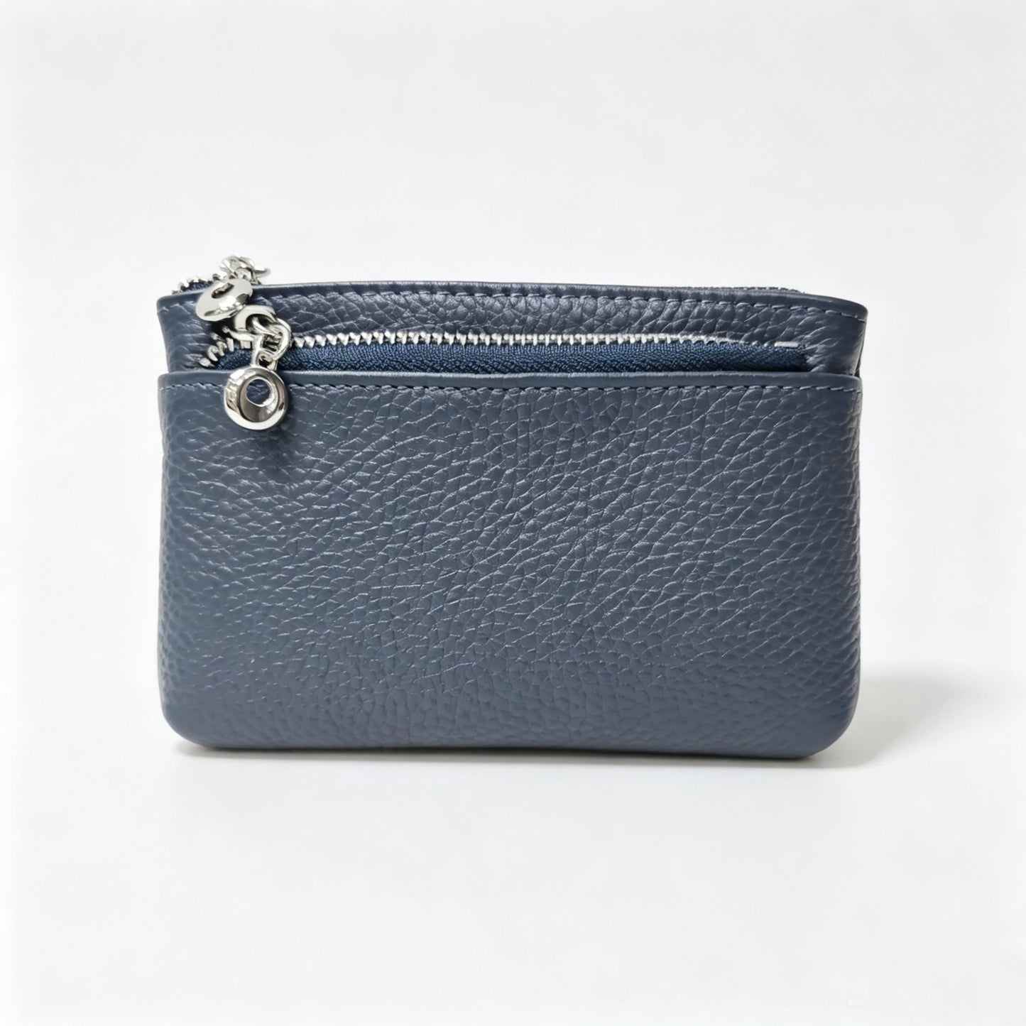 Genuine Leather Zipper Coin Purse for Women