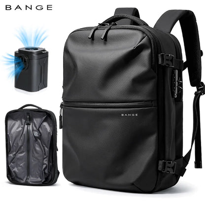 Anti-Theft Travel Backpack with Vacuum Compression & Laptop Compartment