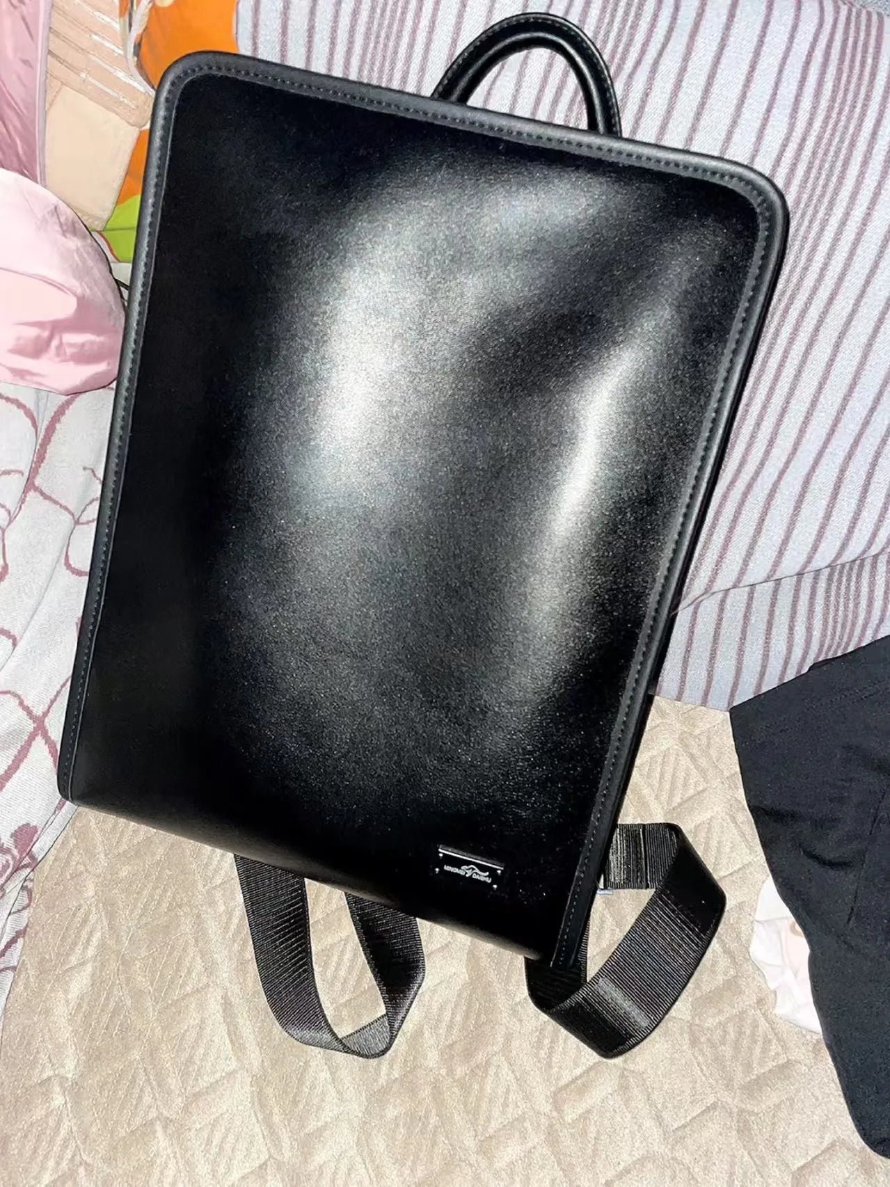 Genuine Leather Men's Backpack – Luxury Large Laptop Bag