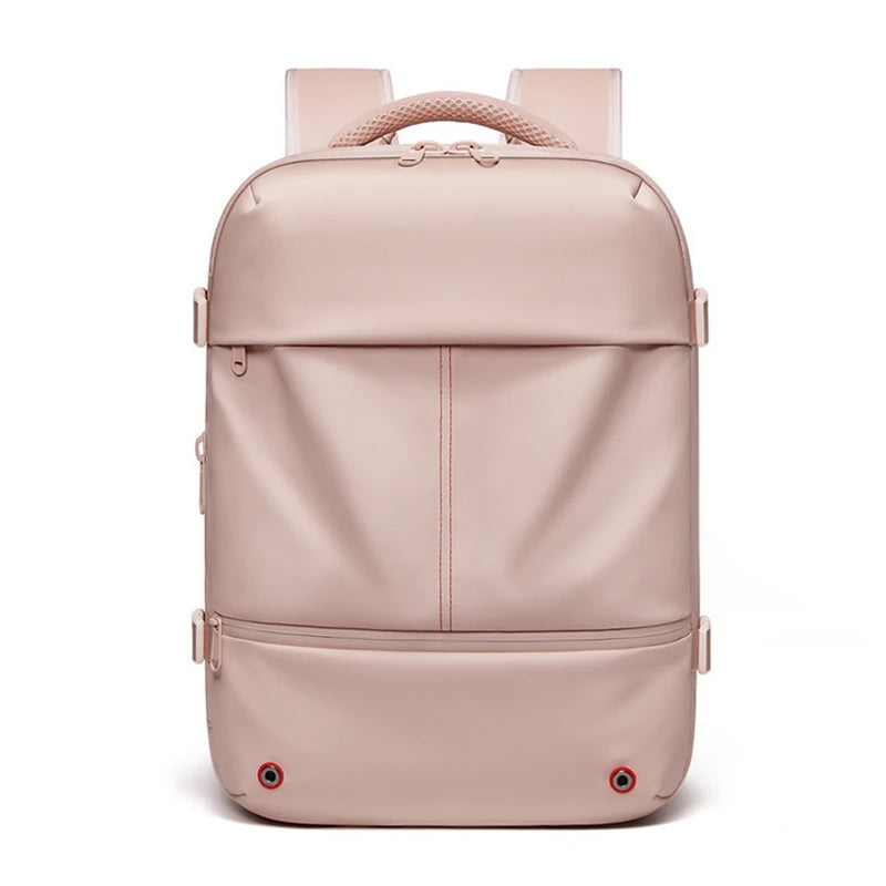 Vacuum Compression Travel Backpack 16" – Laptop & USB Charging