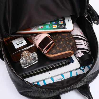 Genuine Leather Women's Backpack – Luxury Designer Bag