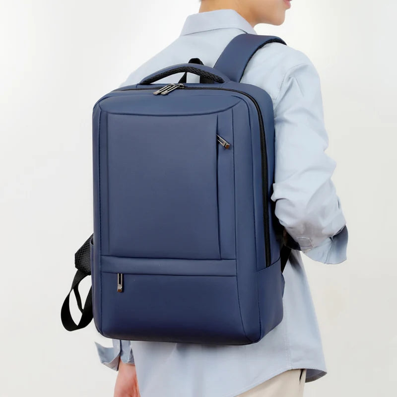 Men's Business Backpack Large Capacity Multi-Compartment