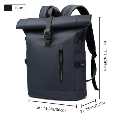 Expandable Waterproof Travel Backpack with 15.6" Laptop Compartment
