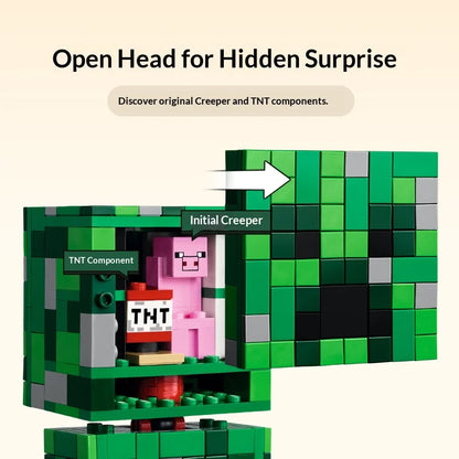 LEGO 21276 Minecraft Creeper Large Posable Building Figure Set