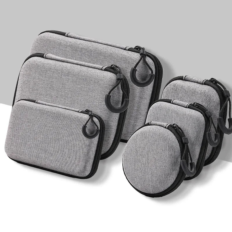 Mini Earbud & Cable Organizer Case – Portable Digital Storage Bag