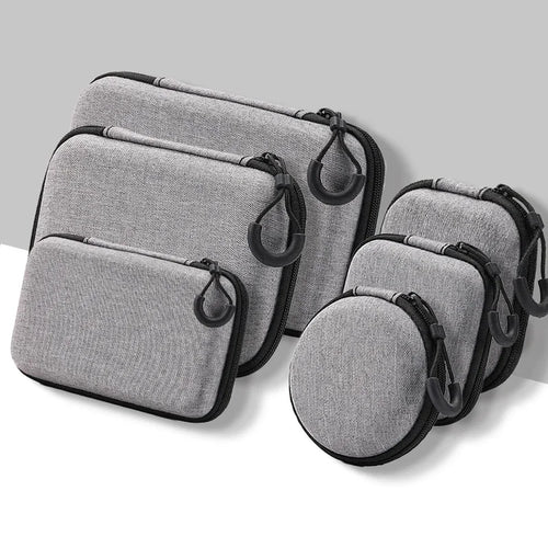 Mini Earbud & Cable Organizer Case – Portable Digital Storage Bag