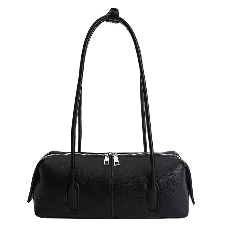 Women's Retro PU Leather Shoulder Bag – Underarm Satchel