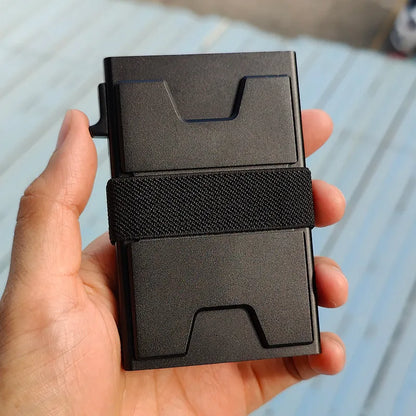 RFID Blocking Metal Card Holder Wallet for Men & Women
