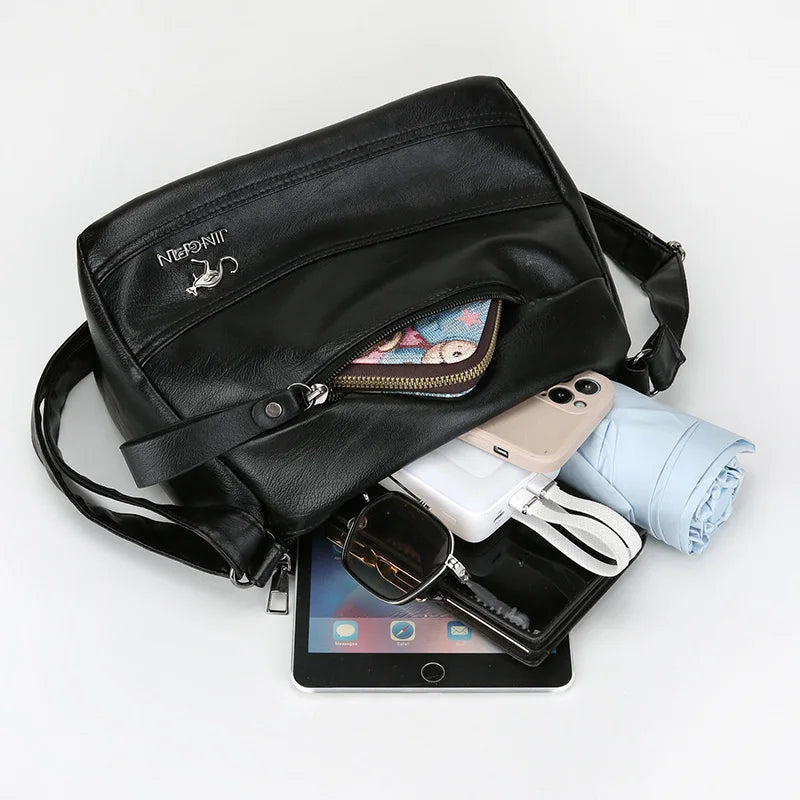 Women's PU Leather Crossbody Shoulder Bag
