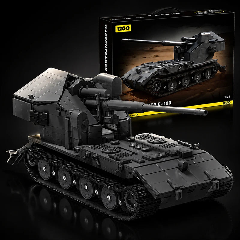 Waffentrager E100 Tank MOC Building Blocks Set – Military Army Bricks