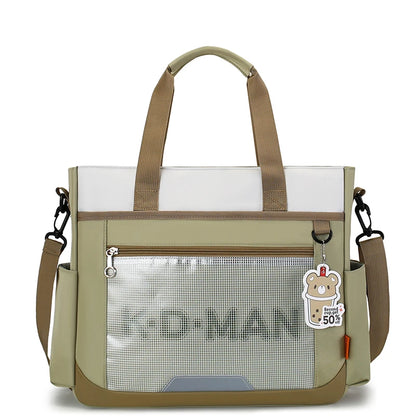 Large Capacity Waterproof Tote Bag for School & Daily Use