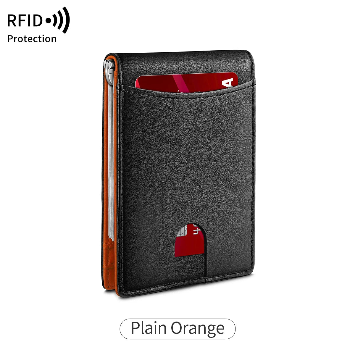 RFID Blocking Slim Bifold Wallet for Men – Minimalist Card Holder