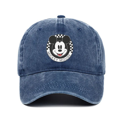 Unisex Mickey Mouse Print Kawaii Baseball Cap Wear Men Women Caps Vintage Trucker Hats Adjustable