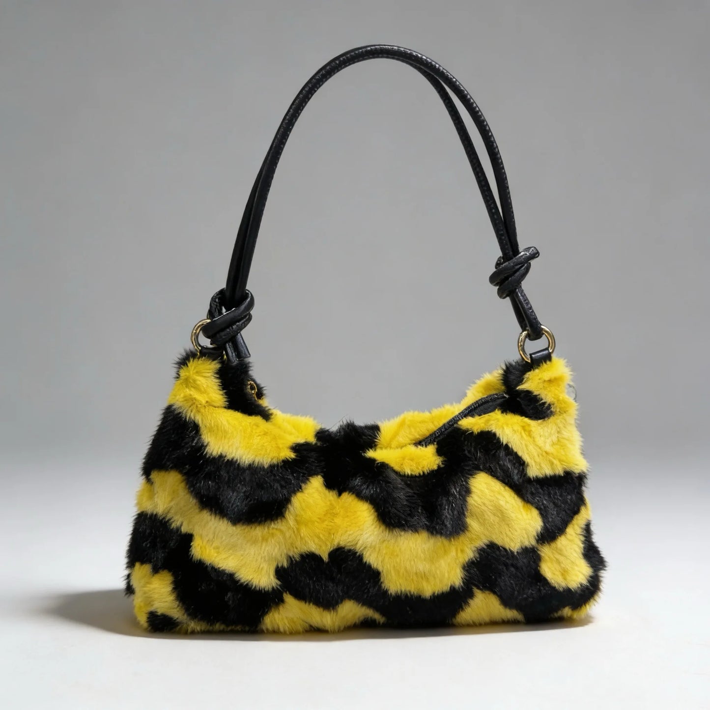 Faux Fur Shoulder Bag – Luxury Women's Crossbody Handbag