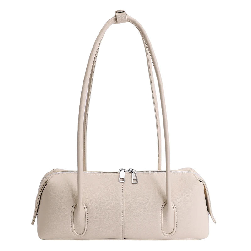 Women's Retro PU Leather Shoulder Bag – Underarm Satchel