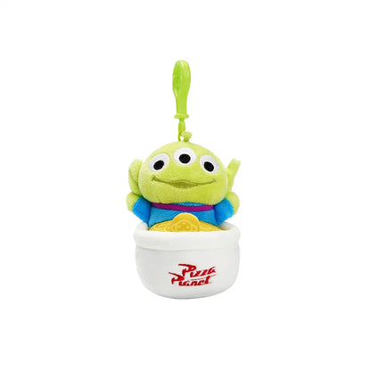 Toy Story Alien Plush Keychain – Disney Cartoon Bag Pendant