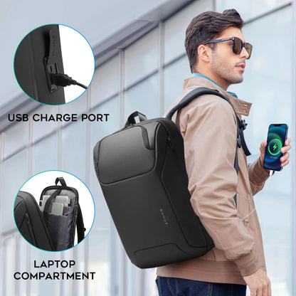 Smart Laptop Backpack 15.6" – Water-Resistant Travel Bag with USB Port