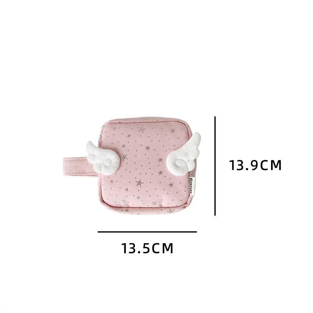 Angel Wing Star Makeup Bag – Cute Girls Cosmetic Pouch